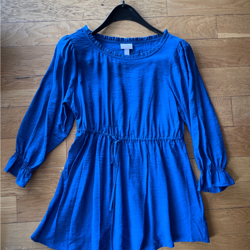 Isabel maternity blue top